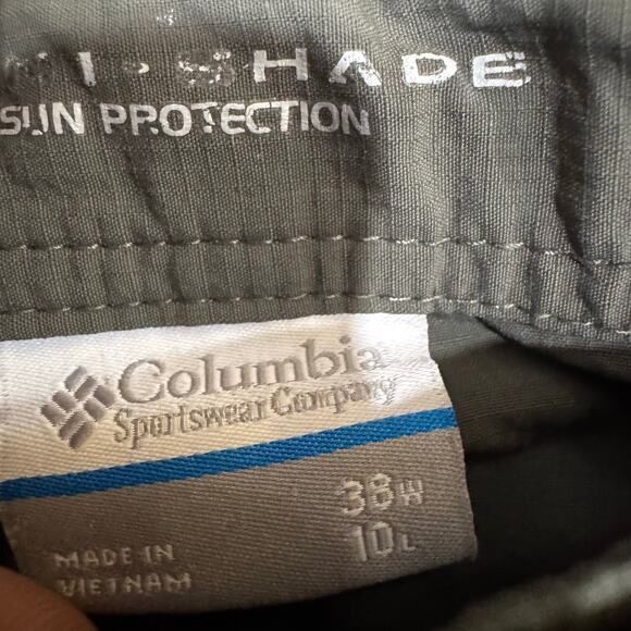 Columbia Omni-Shade Cargo Shorts Men’s 38 Gray Hiking Outdoor - Picture 5 of 8